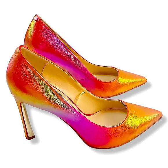Jessica Simpson Rexha Rainbow Multi Metallic Ombre Dress Pumps, Women’s Size 6 - Picture 13 of 16
